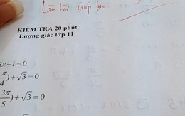 Làm bài đúng hết và không hề quay cóp nhưng nam sinh vẫn bị "ăn trứng ngỗng", lời phê của cô giáo hé lộ tất cả