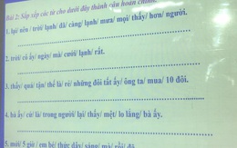 Bài tập hoàn thành câu Tiếng Việt siêu khó, đến người Việt cũng "trầm cảm" vì sai tới 90%