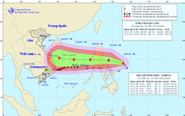 Bão Vamco tăng tới 4 cấp trong 24 giờ trước khi vào biển Đông