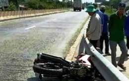 Xe tải va chạm xe máy làm chết sản phụ rồi bỏ chạy