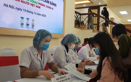 Sớm nhất đầu tháng 5/2021 kết thúc thử nghiệm lâm sàng vaccine COVID-19 của Việt Nam