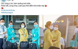 Tiếp viên hàng không Vietnam Airlines đồng loạt xin lỗi trên mạng