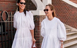 Những kiểu váy trắng mùa hè