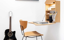13 mẫu bàn làm việc tại nhà cực hợp với không gian nhà nhỏ, siêu tiết kiệm diện tích