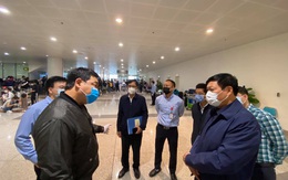 Kiểm tra công tác phòng dịch COVID-19 tại sân bay Nội Bài