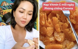 H'Hen Niê 'nạp' vitamin C mỗi ngày để phòng nCoV