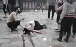 Hải Phòng: Một thanh niên bị chém gục trên phố đi bộ Tam Bạc