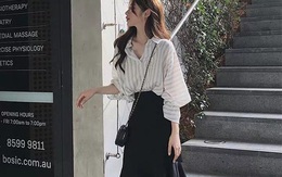 Phối chân váy dạo phố mùa hè