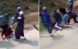 Kinh hoàng: Hơn 20 nữ sinh cầm gậy sắt lao vào "hỗn chiến" giữa đường khiến nhiều người rùng mình sợ hãi