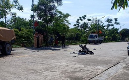 Ninh Bình: 2 học sinh đi xe máy chết thảm sau va chạm với xe tải