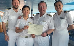 Cô gái Quảng Trị là thuyền viên du thuyền Mỹ, đi 30 nước trong 8 tháng