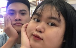 Couple "đũa lệch" chàng gầy nàng béo khiến dân mạng phát hờn: Nhắn tin nhầm người, nhặt được bạn gái siêu cấp đáng yêu