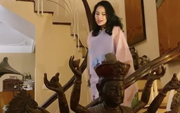 Trầm trồ trước không gian sống tràn ngập tượng Phật của Diva Thanh Lam và mẹ