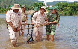 Phát hiện quả bom hơn 2 tạ trên sông Gianh