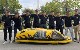 Trong gần 200 ngày, sinh viên ĐH Bách Khoa chế tạo thành công “siêu xe” chạy 400km hết 1 lít xăng