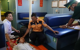 Cứu kịp thời một thuyền viên gặp nạn trên vùng biển Thừa Thiên Huế