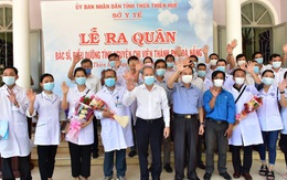 Thừa Thiên – Huế: 40 “chiến sỹ áo trắng” lên đường chi viện Đà Nẵng