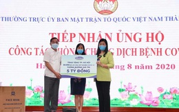 Vinamilk ủng hộ 8 tỷ đồng hỗ trợ cho Tp. Hà Nội và 3 tỉnh miền trung chiến đấu chống dịch COVID-19