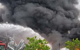 Cháy lớn tại khu Công nghiệp Yên Phong, Bắc Ninh