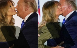 Ông Trump bị vợ tránh hôn môi