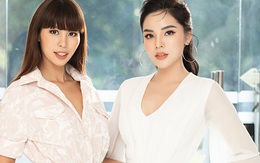 Hoa hậu Kỳ Duyên đọ dáng đẹp bên siêu mẫu Hà Anh