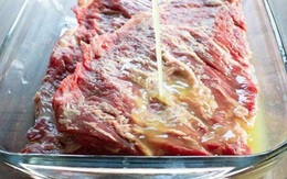 Ướp thịt bò bằng loại nước này, thịt mềm, ngon, có mùi thơm tự nhiên và mất sạch mùi hôi khó chịu