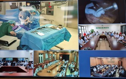 Hồi hộp theo dõi chuyên gia Bệnh viện Việt Đức cùng lúc chỉ đạo từ xa 2 ca cắt túi mật