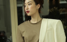 Phối blazer mùa thu như sao Việt