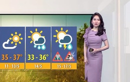 Nữ MC kỳ cựu trong chương trình dự báo thời tiết gặp sự cố "tím người", ngay lập tức trở thành spotlight trên mạng xã hội