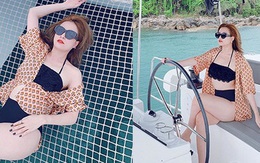 Hoàng Thùy Linh bị chê mập, chỉnh ảnh "méo ghế" khi diện bikini