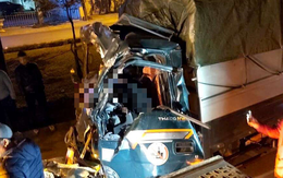 Tai nạn trên QL5: Tài xế ô tô tải tử vong lúc rạng sáng khi va chạm với container
