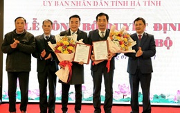 Hà Tĩnh công bố quyết định bổ nhiệm 2 Phó Giám đốc Sở Y tế