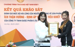 Kết quả nghiên cứu: Trên 90% người tiêu dùng hài lòng và rất hài lòng về hiệu quả của 3 sản phẩm hỗ trợ điều trị Ích Thận Vương – Định Áp Vương – Tiêu Khiết Thanh