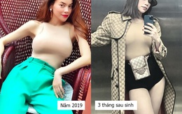 Sinh con được 3 tháng Hà Hồ đã diện lại áo nude ôm sát từng gây bão năm ngoái: Chơi cả cây Gucci cũng không bằng màn khoe eo táo bạo này