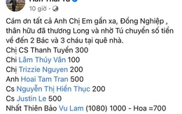 Hàn Thái Tú công khai chi tiết số tiền phúng điếu trong tang lễ ca sĩ Vân Quang Long tại Mỹ