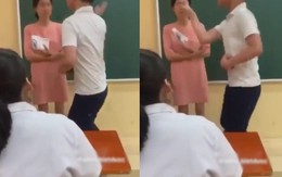 Thông tin mới nhất về clip "nam sinh xông lên bục giảng tát giáo viên"