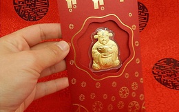 Thần Tài mạ vàng Trung Quốc giá 15.000 hút khách mua