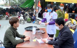 Quế Võ - Bắc Ninh: Xử phạt gần 100 người không đeo khẩu trang phòng dịch COVID-19