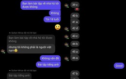 Bài tập tiếng Anh khó quá không làm được, nam sinh cầu cứu ngay 1 người bạn đặc biệt