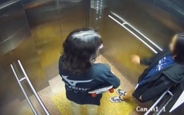 Camera an ninh ghi lại hình ảnh cuối cùng của 2 cô gái trẻ trong thang máy trước khi rơi lầu chung cư ở Sài Gòn
