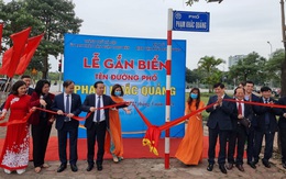 Hà Nội có thêm tuyến phố mới mang tên một thầy thuốc chống lao