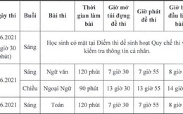 TP HCM chính thức chốt lịch thi tuyển sinh lớp 10