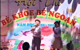 Trẻ hát rap ‘địa ngục trần gian’ tại hội thi bé ngoan, nhà trường nói gì?