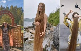 Nàng Rapunzel nước Nga 23 năm không cắt tóc