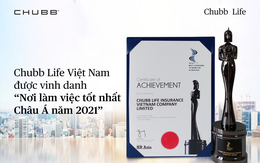 HR Asia Magazine vinh danh Chubb Life Việt Nam là "Nơi làm việc tốt nhất châu Á 2021"