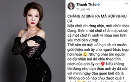 Thanh Thảo nói về chồng sau 5 năm chung sống: "Không cô nào chịu được quá 1 năm"