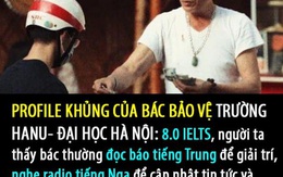 Bác bảo vệ trường Đại học Hà Nội thạo 7 thứ tiếng, 8.0 IELTS gây bão mạng xã hội: Sự thật phía sau khiến dân tình ngỡ ngàng!