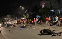 NÓNG: Ô tô tông hàng loạt xe máy, 3 người phụ nữ thương vong