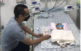 Cứu sống bé gái 3 tháng tuổi bị tim bẩm sinh mắc COVID-19 nguy kịch