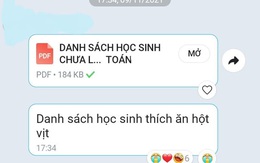 Cả lớp học online không chịu làm bài tập, thầy giáo nhắn nhẹ 1 dòng đọc xong đố dám lười thêm!
